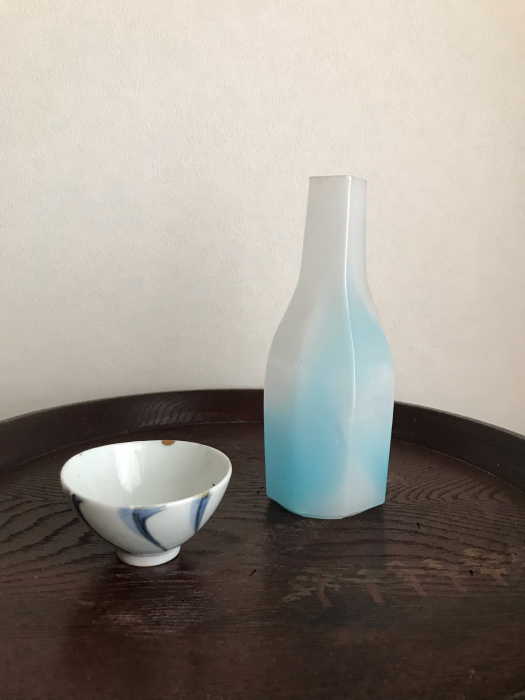 浜松町骨董アート・フェア〜涼しげな酒器_a0259182_12013415.jpg