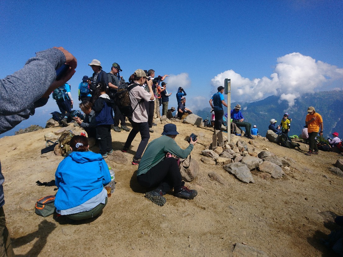 7月23日   中尾温泉から焼岳_f0223068_14405286.jpg