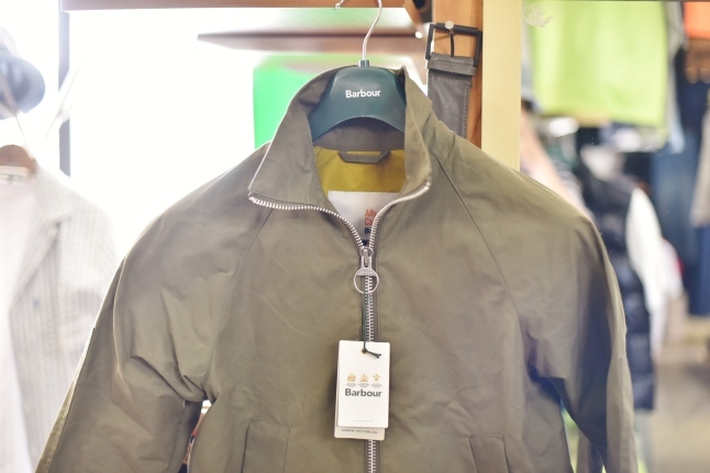 Barbour　×　Ally Capellino　　DRY WAXED DRIZZLER JACKET ★★_d0152280_19402106.jpg