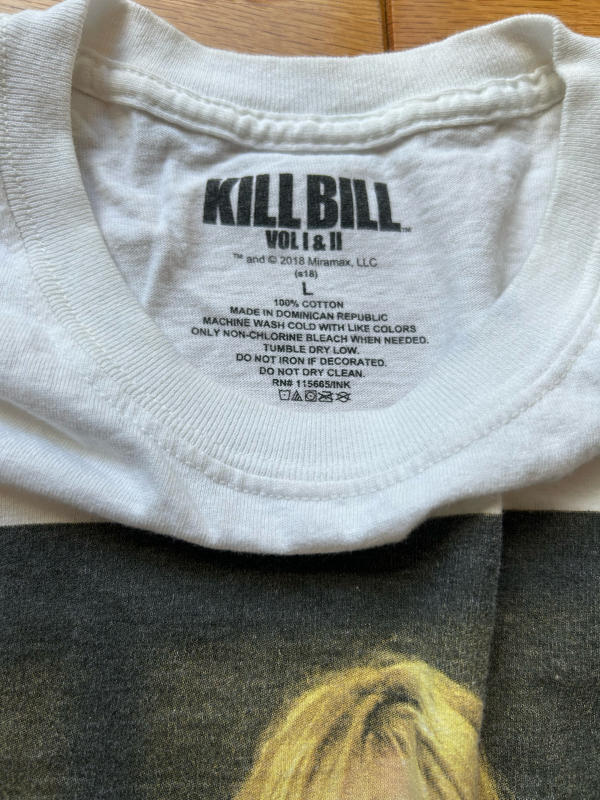 ９月１７日（日）入荷！Y2K KILL BILL 　キルビル　ユマ　サーマン　OFFICIAL 　映画　ムービーTシャツ！　_c0144020_11331947.jpg