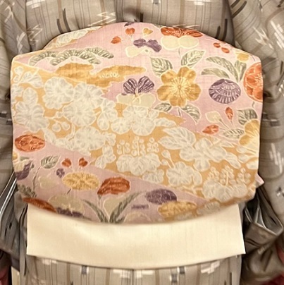 シャンソン発表会・琉球壁上布に生紬の帯。_f0181251_16115475.jpg