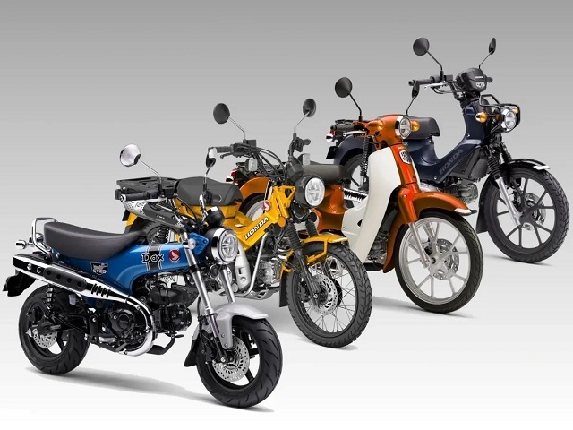 新型ダックス125、CT125ハンターカブ、クロスカブ110、スーパーカブ110