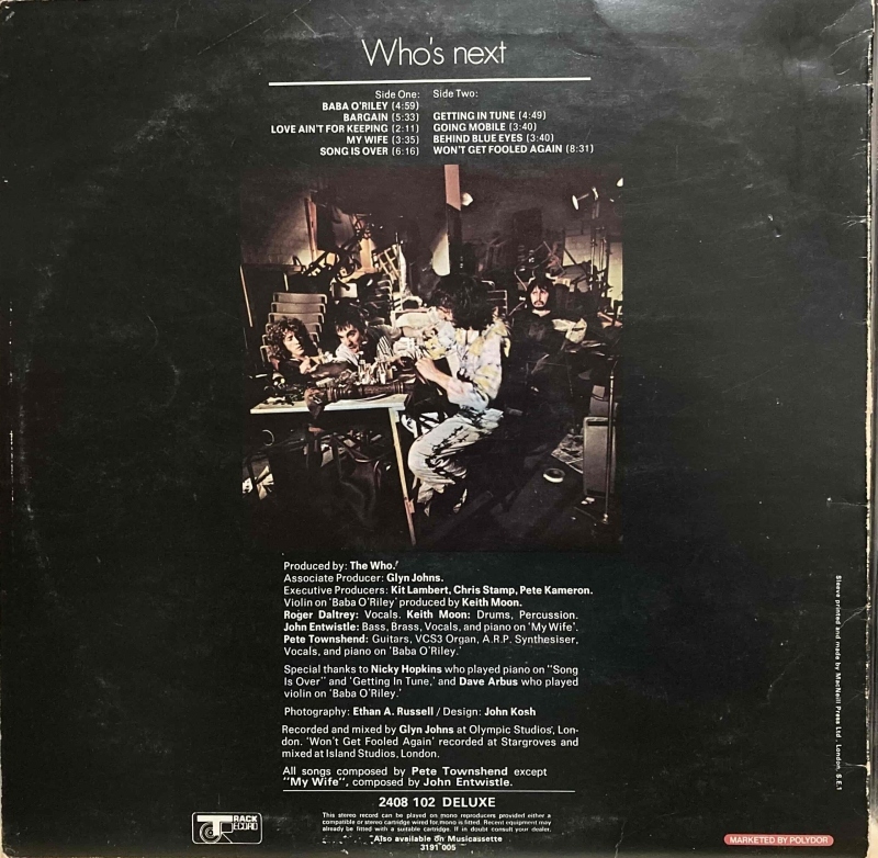 The Who 　その2　　　Who\'s nxst_d0335744_21190098.jpg
