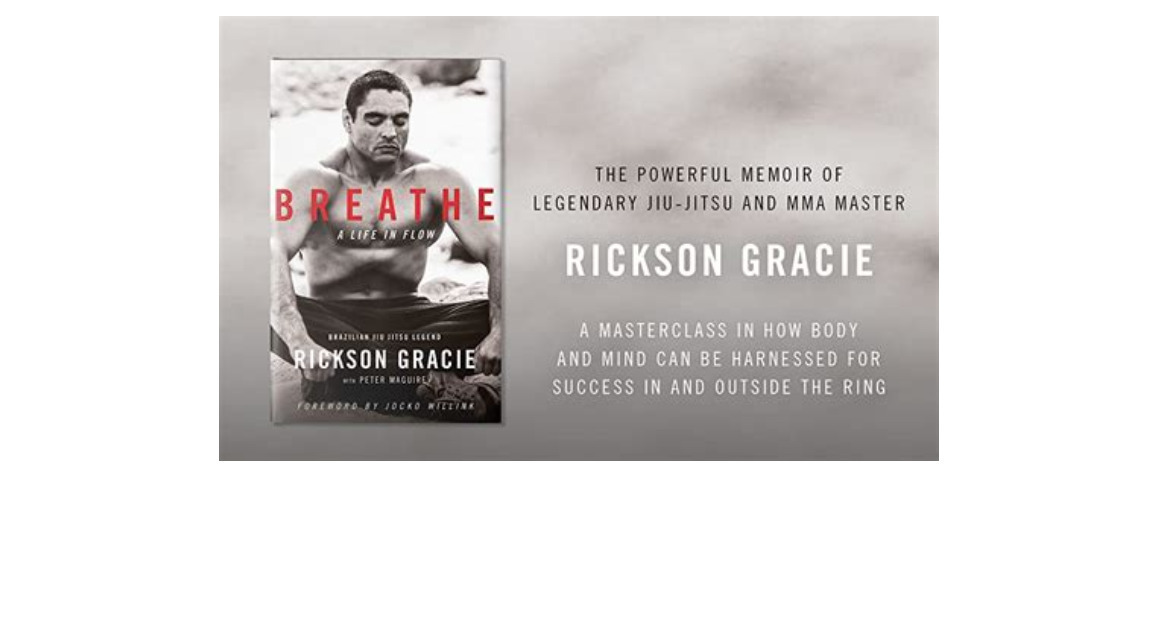 Rickson Gracie Autobiography Japanese book BREATH Brazilian Jiu