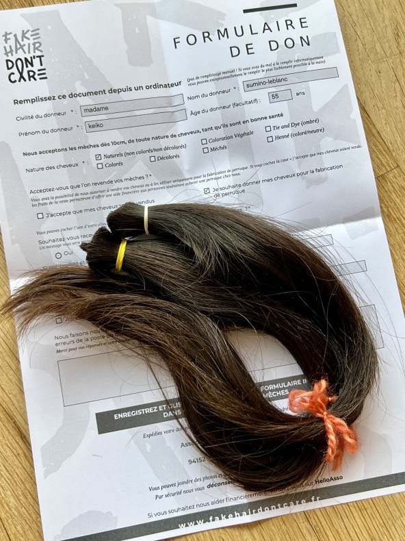 Fake Hair Don\'t Care お金がなくても寄付はできる！　フランスのアソシエーション経由でがん患者へ髪のプレゼント_a0231632_18044669.jpeg