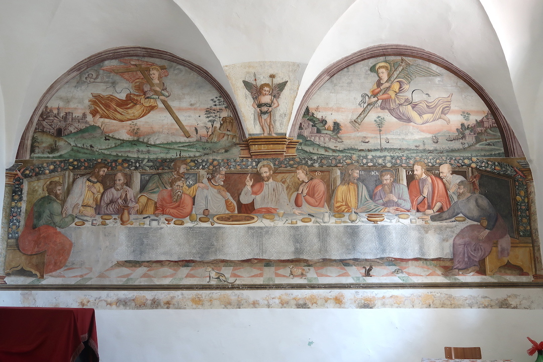 最後の晩餐フレスコ画美しいオルヴィエート聖パオロ修道院_f0234936_19325397.jpg