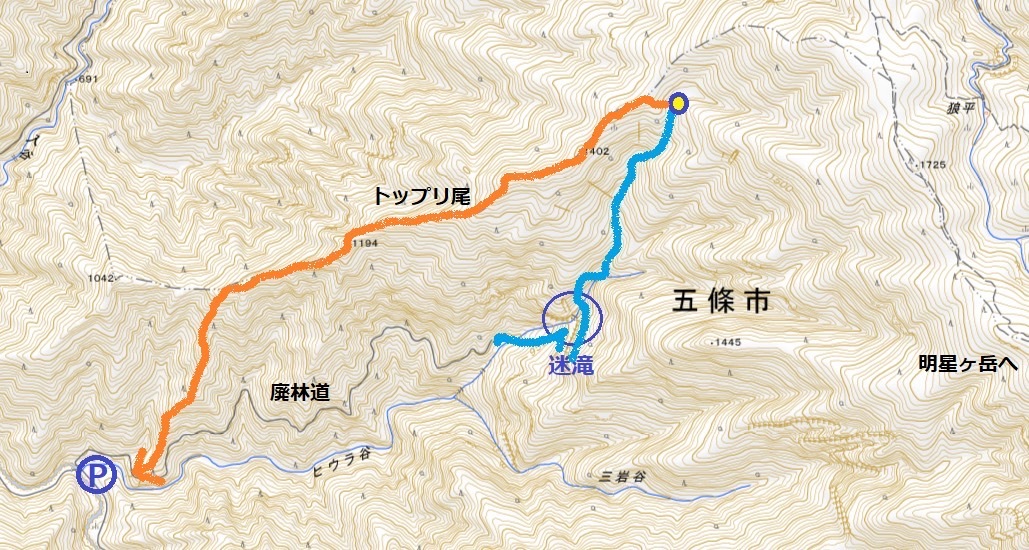 舟ノ川ヒウラ谷②・迷滝〜上部（大峰山脈）_a0286351_14161342.jpeg