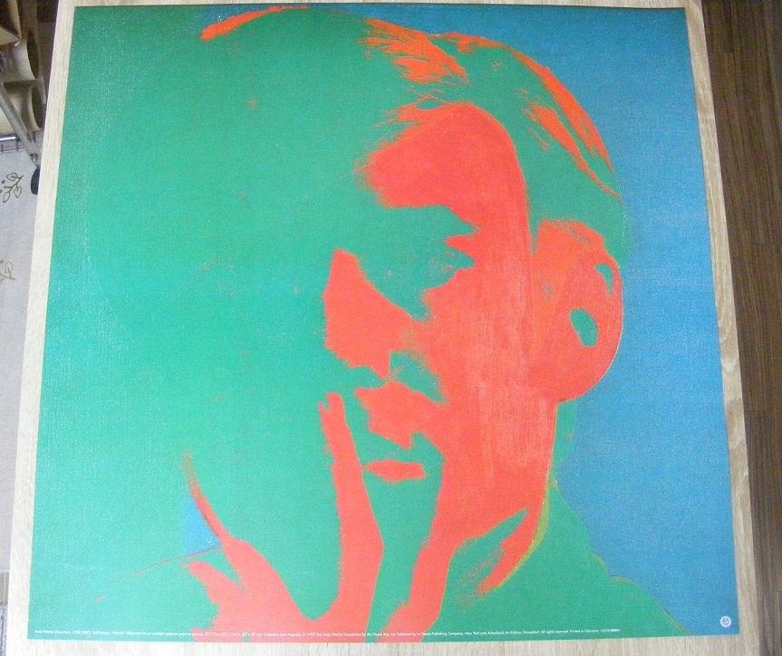  Andy Warhol Self Portrait,1993 ドイツ製ポスター_f0403039_03384862.jpg