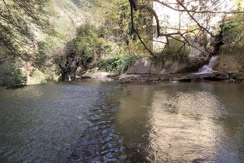 スズメバチに阻まれ川を渡れず再び紅葉の岩山登り、ピオーラコ Sentiero Li Vurgacci 2_f0234936_06392934.jpg