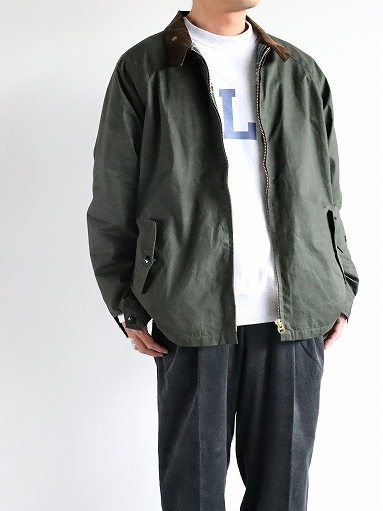 NECESSARY or UNNECESSARY （N.O.UN.）　BARBER TOP / OLIVE_b0139281_14300568.jpg