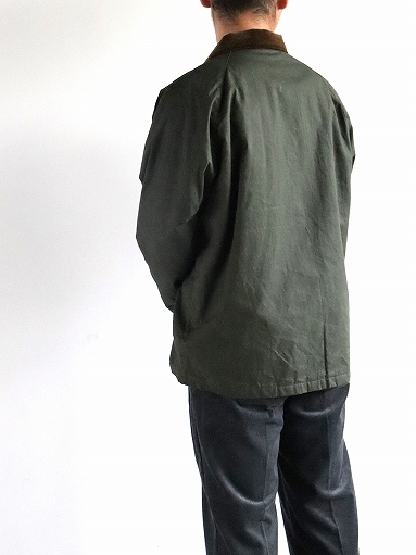 NECESSARY or UNNECESSARY （N.O.UN.）　BARBER TOP / OLIVE_b0139281_14300640.jpg