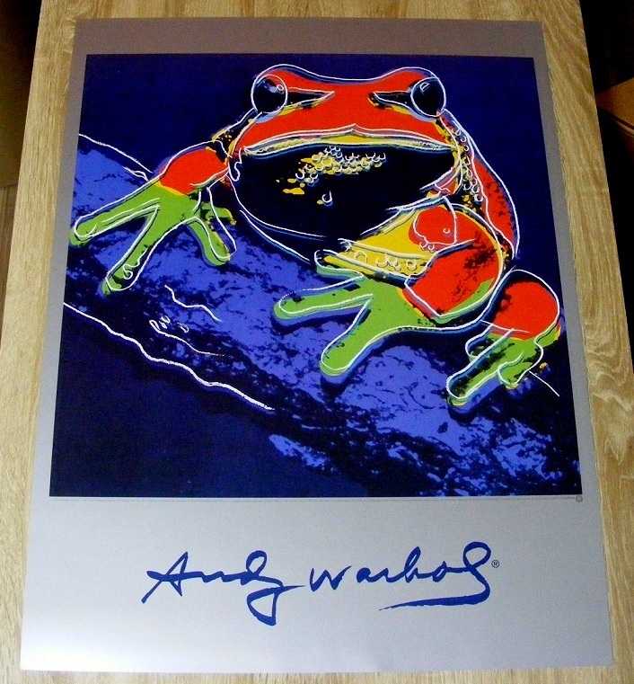 Andy Warhol Endangered Species Pine Barrens tree frog,1999 ドイツ製ポスター_f0403039_04371905.jpg