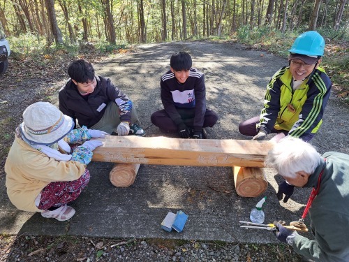 好天にめぐまれた木工イベント_f0043750_06362674.jpg