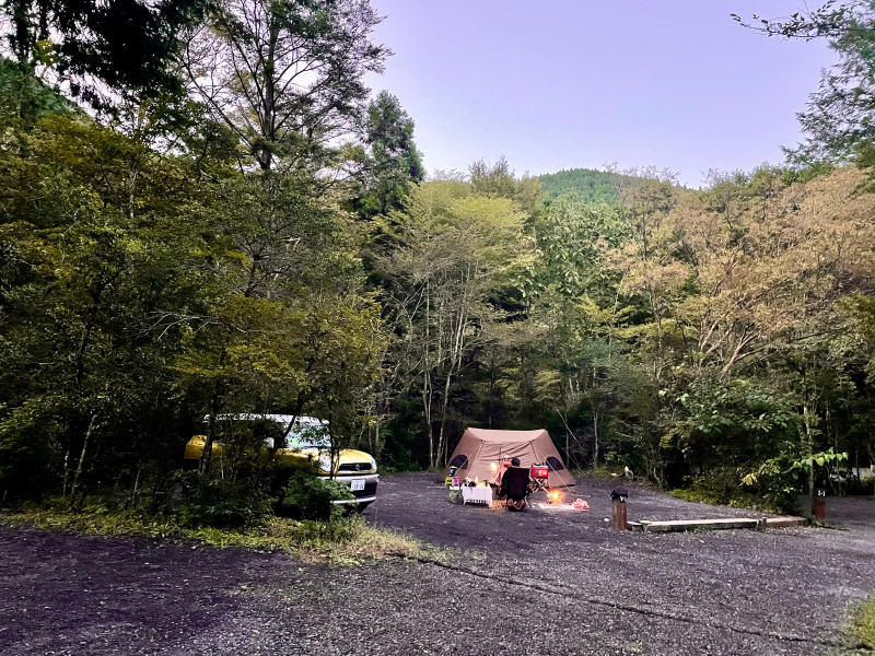 【シニアのキャンプ日誌】Foresters Village Kobitto あさぎりキャンプフィールド①_b0008655_17262502.jpg