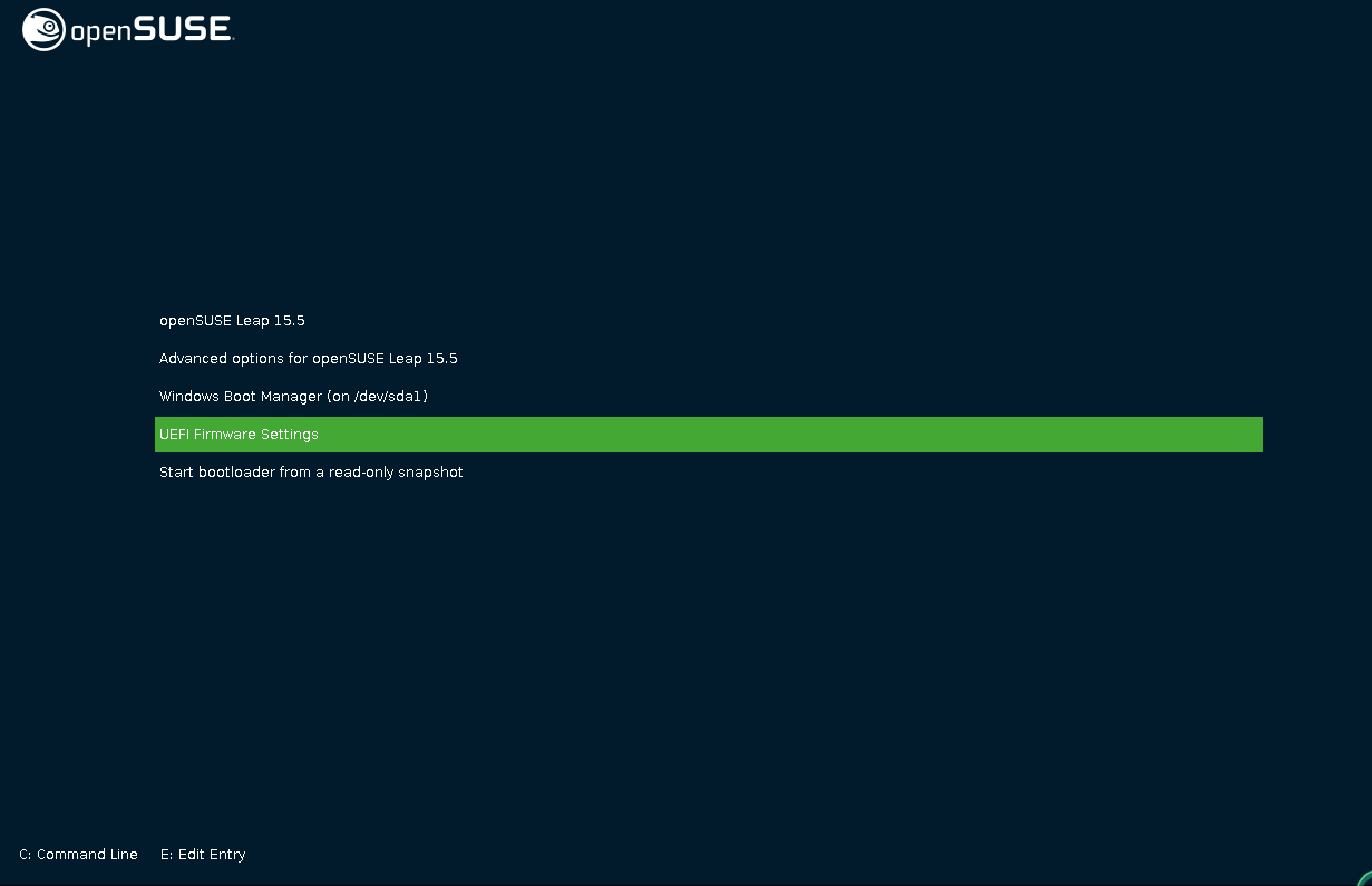 Windows11 & Linux Dual Boot.. openSUSE Leap15 と Windows のデュアルブート_a0056607_15311981.png