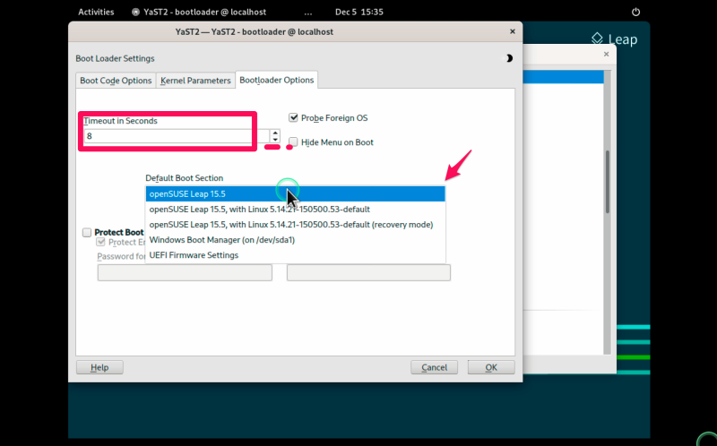 Windows11 & Linux Dual Boot.. openSUSE Leap15 と Windows のデュアルブート_a0056607_10303335.png