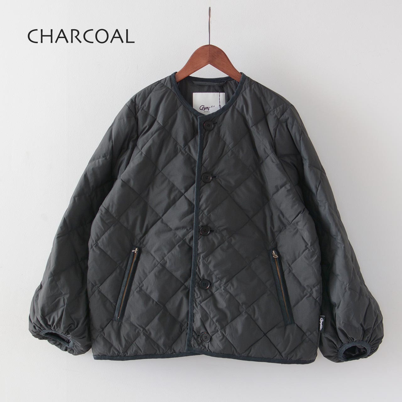 GYMPHLEX [ジムフレックス] W QUILT DOWN PUFF SLEEVE JACKET [GY