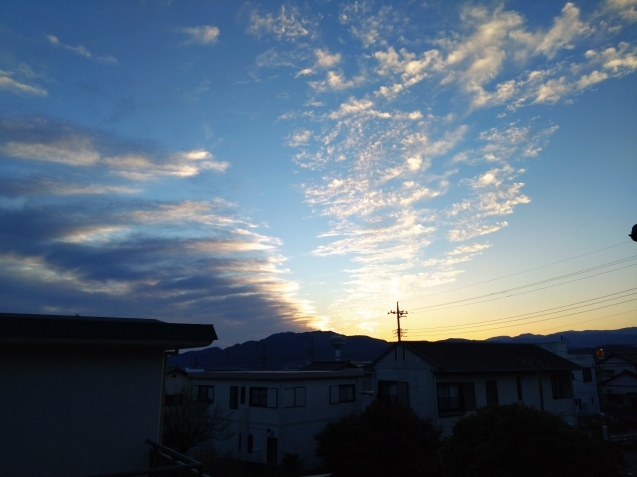 夕焼け_b0292155_18204148.jpg