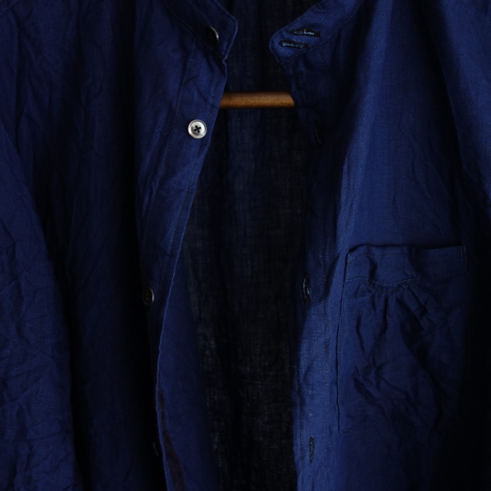 3月の製作予定 / classic frenchwork indigo-linen shirt_e0130546_14313712.jpg