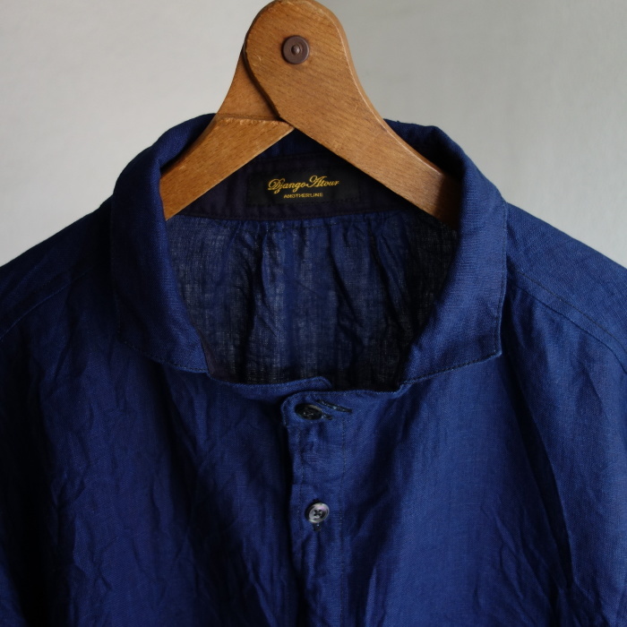 3月の製作予定 / classic frenchwork indigo-linen shirt_e0130546_14331394.jpg
