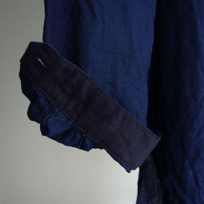 3月の製作予定 / classic frenchwork indigo-linen shirt_e0130546_14362569.jpg