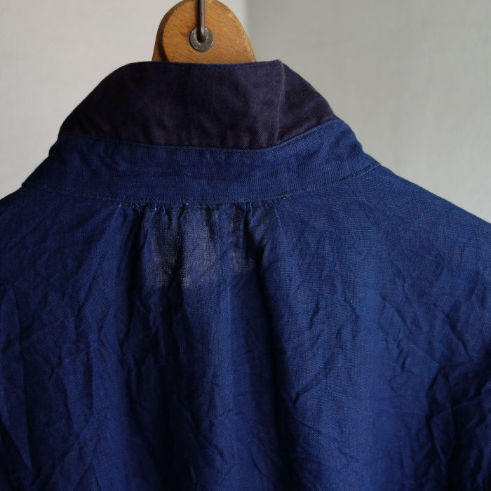 3月の製作予定 / classic frenchwork indigo-linen shirt_e0130546_14365376.jpg