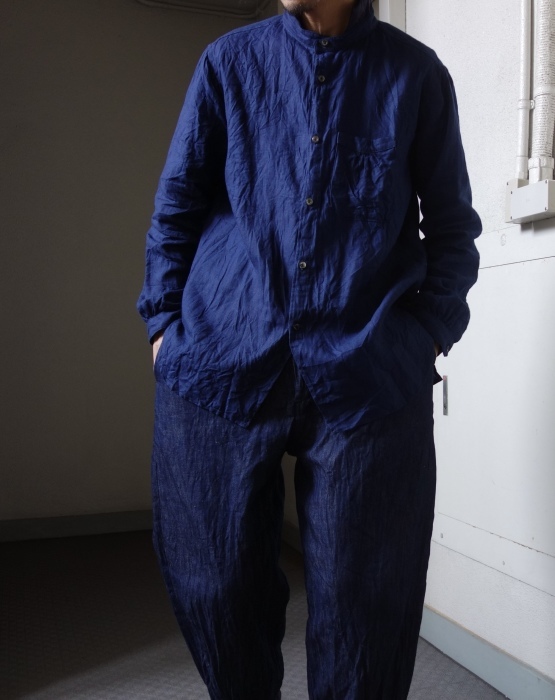 3月の製作予定 / classic frenchwork indigo-linen shirt_e0130546_14491469.jpg