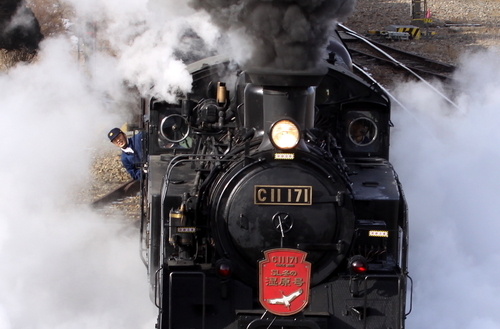 さあ！蒸気機関車の出番です　１月８日_f0113639_14190368.jpg