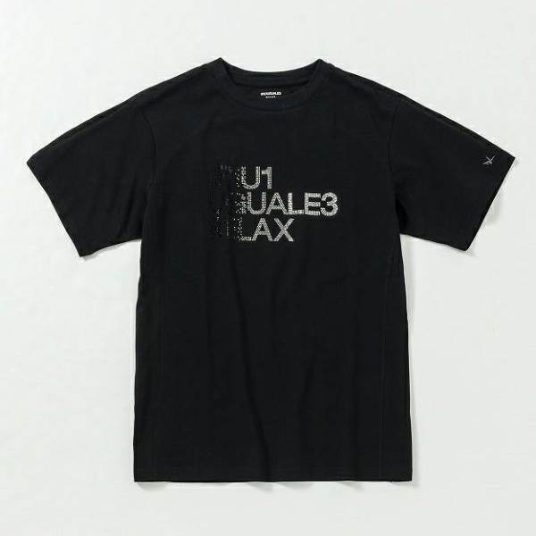 【1PIU1UGUALE3 RELAX】グラデーションのラインストーンが輝く半袖Tシャツ_e0308287_16163501.jpg