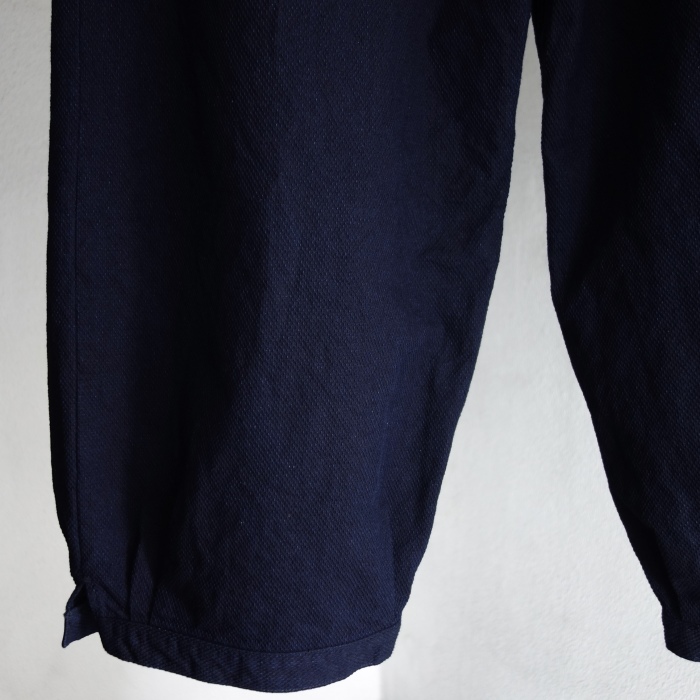 4月の製作予定 / anotherline indigo pleats widepants_e0130546_12562959.jpg