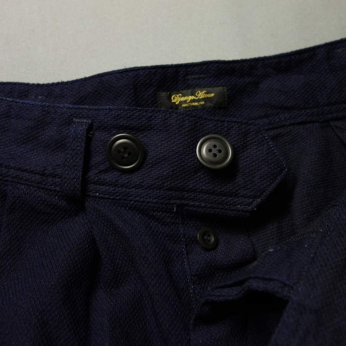 4月の製作予定 / anotherline indigo pleats widepants_e0130546_13000266.jpg