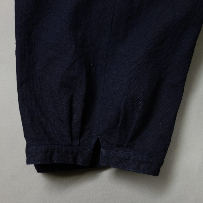 4月の製作予定 / anotherline indigo pleats widepants_e0130546_13044540.jpg