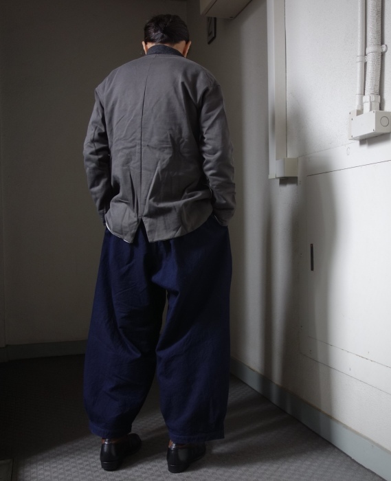 4月の製作予定 / anotherline indigo pleats widepants_e0130546_13125916.jpg