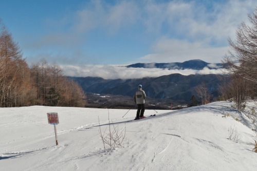 雨の後のMt.乗鞍スノーリゾートは薄パウダー･･･。_a0353718_11343218.jpg