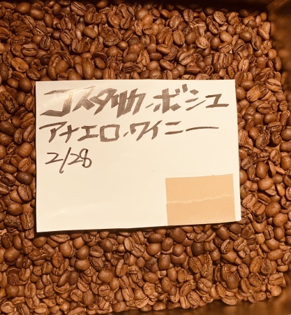 本日02/27(火)28(水)に新たに焙煎いたしました20種類のコーヒー豆です_e0253571_00484903.jpeg