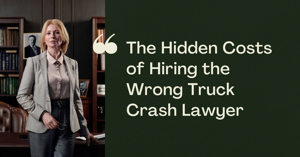 The Hidden Costs of Hiring the Wrong Truck Crash Lawyer : Trucka Wale's Blog
