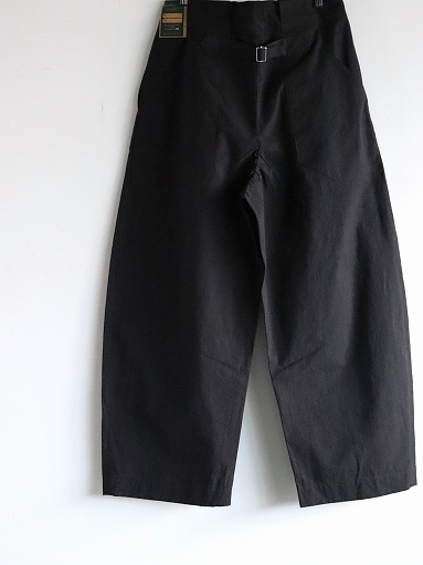 ASEEDONCLOUD　HW wide trousers / Rip stop - Black_b0139281_18071084.jpg