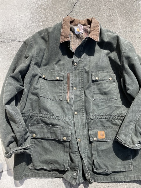 90s USA製 carhartt カーハート コットン ダック コート 緑系 3XL/XXXL・70s USA製 フローシャイム サイドジップ  ブーツ 黒 26.5cm : 札幌の古着屋 BRIDGE|ブリッジ のブログ