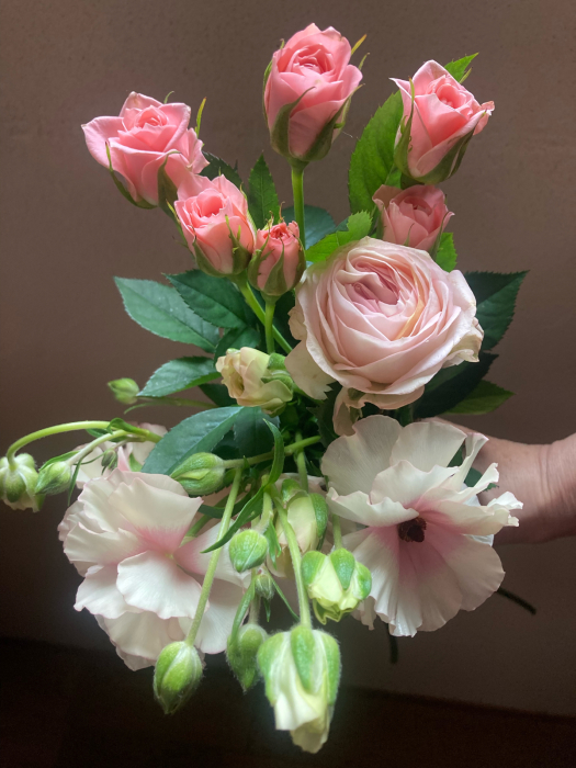 お送りしたお花とコサージュの準備_f0155431_20294338.jpg
