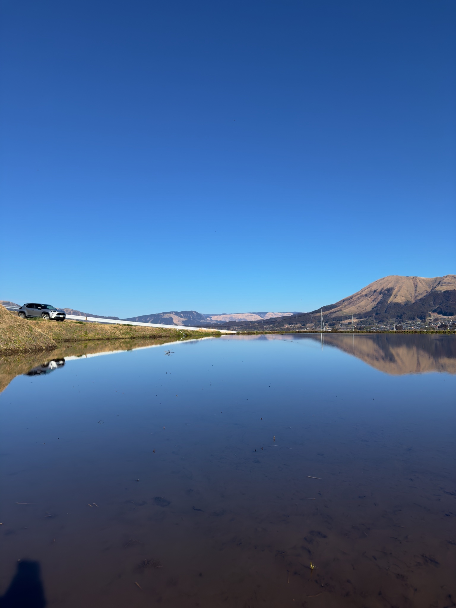 南阿蘇の水鏡　熊本県阿蘇郡南阿蘇村　2024.02.18_b0023047_03220322.jpg