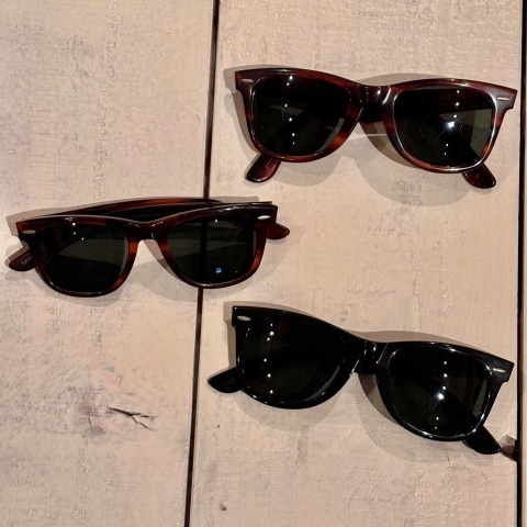 1980s \" B＆L -Ray Ban- MADE IN U.S.A \" VINTAGE -WAYFARER Ⅰ- EBONY BLACK CELL-FRAME ※GOODコンディション_d0172088_14181383.jpg