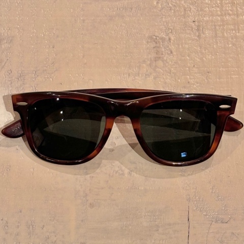 1980s \" B＆L -Ray Ban- MADE IN U.S.A \" VINTAGE -WAYFARER Ⅰ- EBONY BLACK CELL-FRAME ※GOODコンディション_d0172088_15341831.jpg