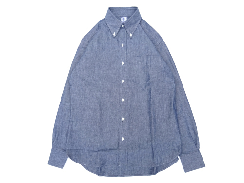 GAMBERT SHIRT (ギャンバートシャツ) B/D SHIRT CHAMBRAY ネイビー_c0319603_20431465.jpg