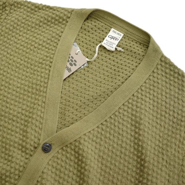 GRP ”スポットニット”強撚コットンカーディガン Spotknit Cardigan Classic TEC 2/14 ネイビーブルー・ハバナ_c0118375_11214177.jpeg