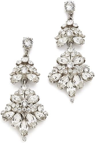 Ben-Amun Drop Earrings with Swarovski Crystals, Silver Plated,_d0413754_03381465.jpg