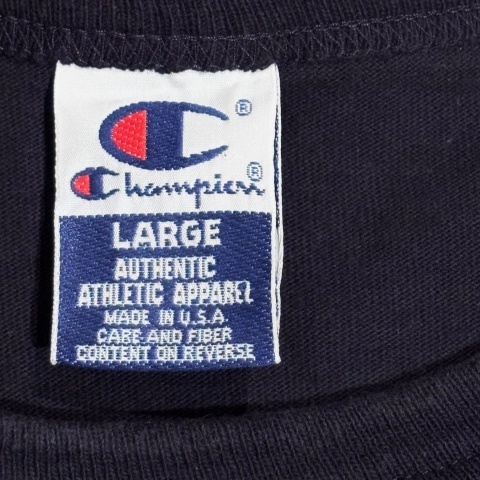 1990s \" CHAMPION -刺繍タグ- MADE IN U.S.A \" 100% cotton VINTAGE -COLLEGE- PRINT Tee SHIRTS ※Few WASHED_d0172088_14530985.jpg