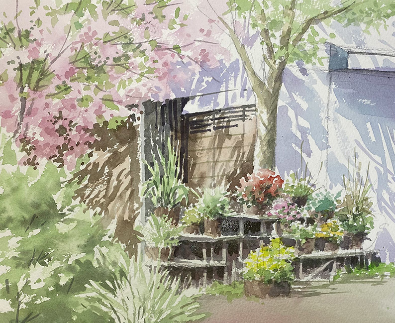 散歩道から : 赤坂孝史の水彩画 AKASAKA TAKASHI watercolor