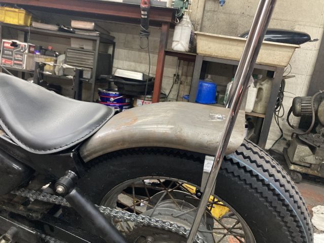 ビラーゴ250 カスタム N様号 シーシーバー＆リアフェンダー＆リジットサス完成！ : JET CUSTOM CYCLESのカスタムバイク日誌