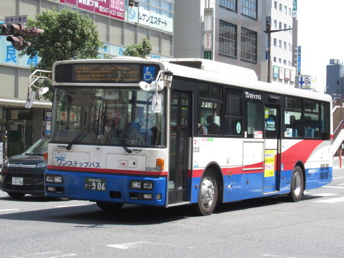 船橋新京成バスいろいろ（←タイトル雑 : 赤い電車は臼い線