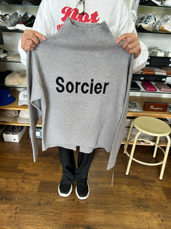 トルネラ　Sorcier　ハイネック　ニット　WASHABLE_e0076692_12444269.jpg